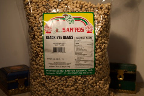 New India Bazar Santos Black Eyed Peas 4Lbs