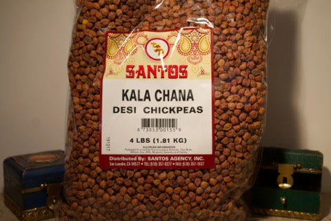 New India Bazar Santos Kala Chana 4Lbs