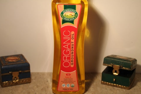 New India Bazar 24 Mantra Organic Peanut Oil 1 Ltr