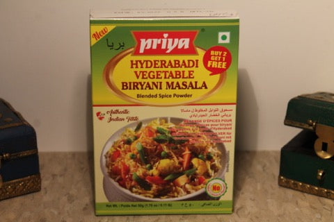 New India Bazar Priya Hyderabadi Vegetable Biryani