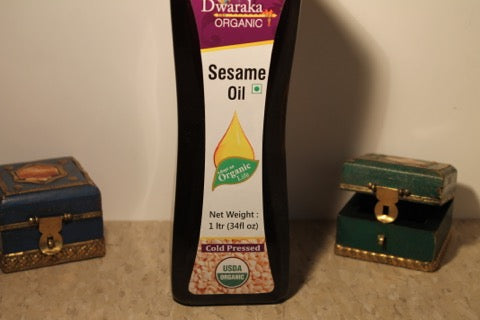 New India Bazar Dwaraka Organic Sesame Oil 1Lt