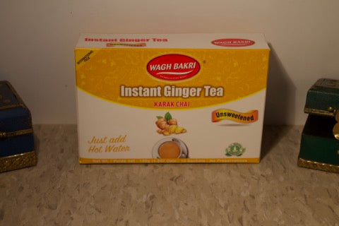 New India Bazar Wagh Bakri Instant Ginger Tea 10 Pack